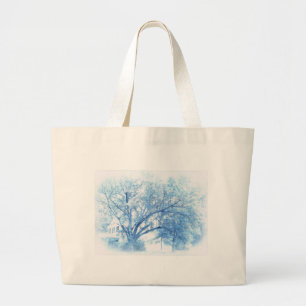 Bolso De Tela Gigante Roble azul meridional Toile