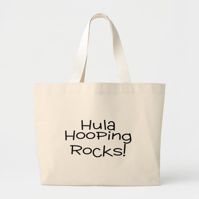 Bolso De Tela Gigante Rocas de Hula Hooping (Frente)