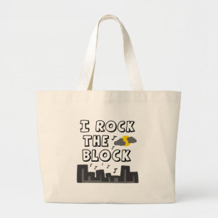 Bolso De Tela Gigante Rocío el bloque