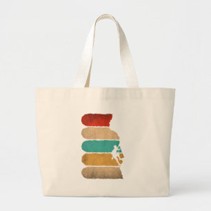 Bolso De Tela Gigante Rock Climbing Retro Hipster Climber Novedad