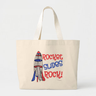 Bolso De Tela Gigante Rocket Slits Rock Fun Playground Nostalgia
