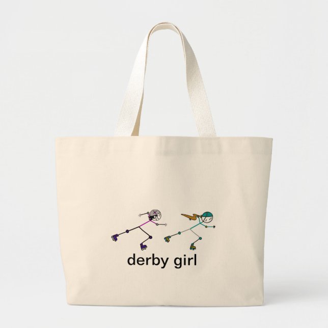 Bolso De Tela Gigante Rodillo Derby (Frente)