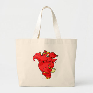 Bolso De Tela Gigante Rojo de Elephante