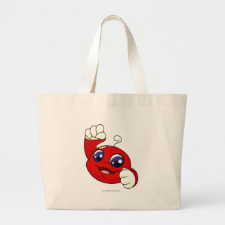 Bolso De Tela Gigante Rojo de Kiko
