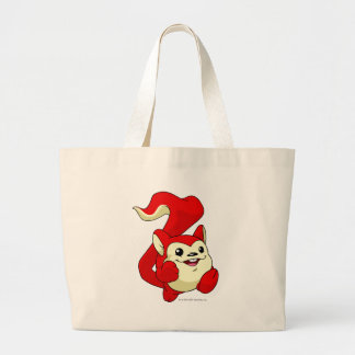 Bolso De Tela Gigante Rojo de Meerca