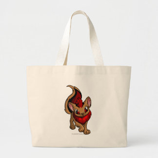Bolso De Tela Gigante Rojo de Xweetok