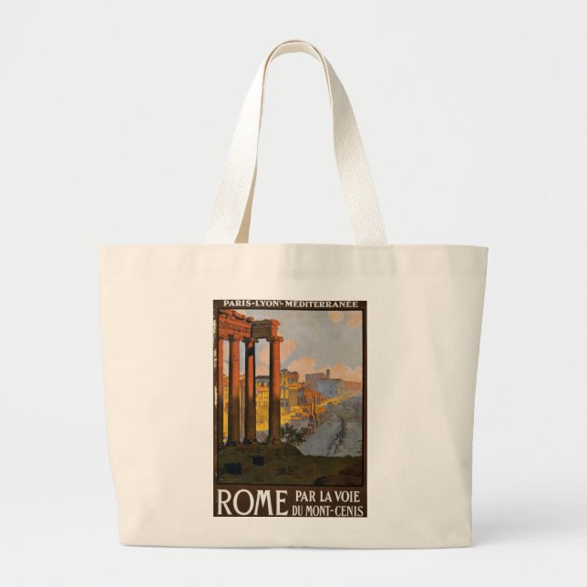 Bolso De Tela Gigante Roma (Frente)