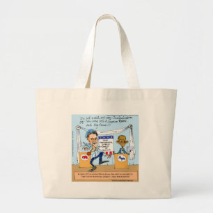 Bolso De Tela Gigante Romney Intenta Zingers en Obama Regalos y Tarjetas