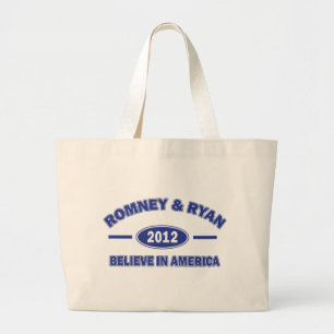 Bolso De Tela Gigante Romney Y Ryan 2012