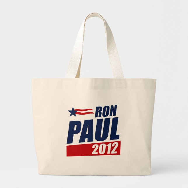 BOLSO DE TELA GIGANTE RON PAUL 2012 (Frente)