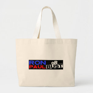 BOLSO DE TELA GIGANTE RON PAUL O BUSTO
