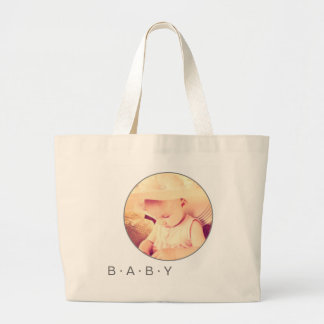 Bolso De Tela Gigante Ronda de Personalizado de imágenes para bebés