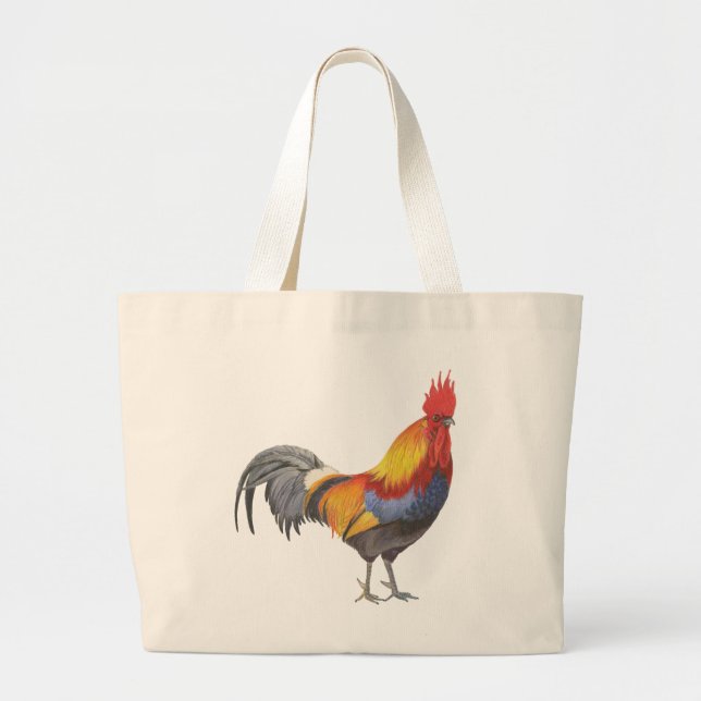 Bolso De Tela Gigante Rooster (Frente)