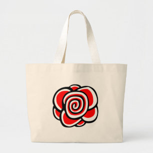 Bolso De Tela Gigante Rosa