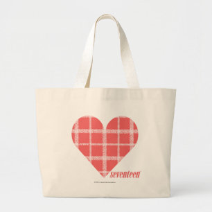 Bolso De Tela Gigante Rosa 4 de la tela escocesa