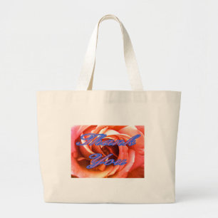 Bolso De Tela Gigante Rosa Canterbury 4 Gracias 1 El MUSEO Zazzle Gi