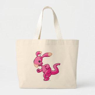 Bolso De Tela Gigante Rosa de Blumaroo
