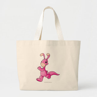 Bolso De Tela Gigante Rosa de Blumaroo
