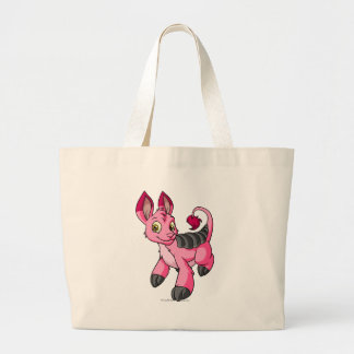 Bolso De Tela Gigante Rosa de Bori