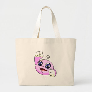 Bolso De Tela Gigante Rosa de Kiko