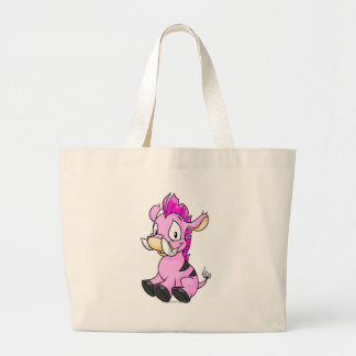 Bolso De Tela Gigante Rosa de Moehog