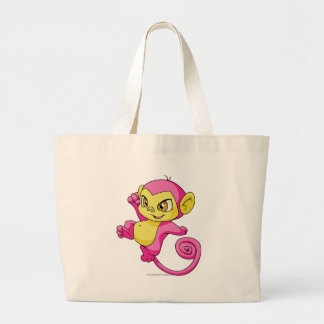 Bolso De Tela Gigante Rosa de Mynci