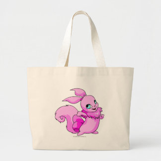 Bolso De Tela Gigante Rosa de Usul