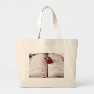 Bolso De Tela Gigante Rosa en la biblia