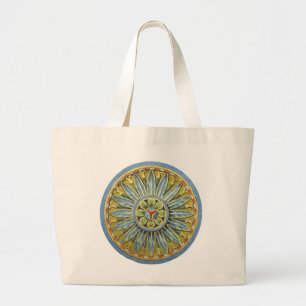 Bolso De Tela Gigante Rosette arquitectónico antiguo n.º 2