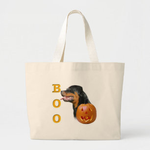 Bolso De Tela Gigante Rottweiler Boo