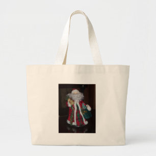Bolso De Tela Gigante Royal Plaid Hohoho Santa Merry Navidad