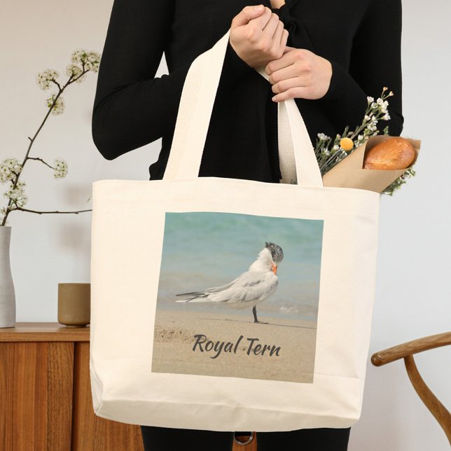 Bolso De Tela Gigante Royal Tern Fun Beach (Subido por el creador)