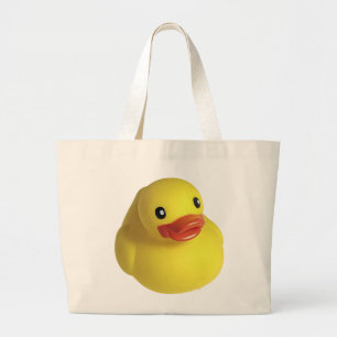 Bolso De Tela Gigante Rubber Ducky Amarillo