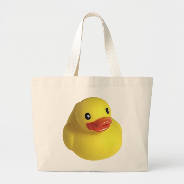 Bolso De Tela Gigante Rubber Ducky Amarillo (Frente)