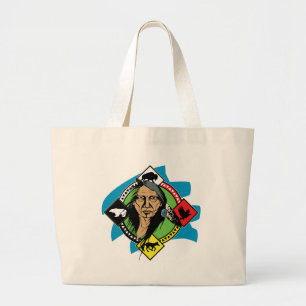 Bolso De Tela Gigante Rueda de la medicina del nativo americano