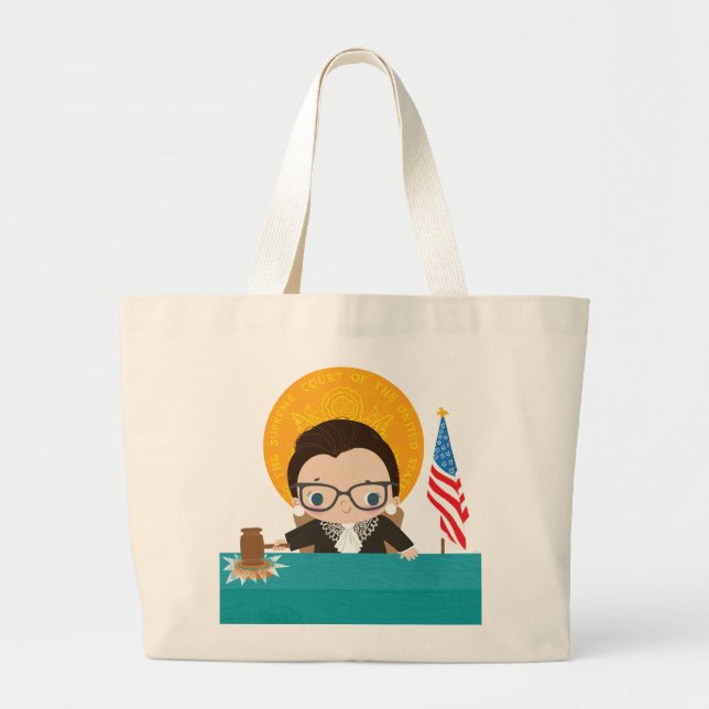 Bolso De Tela Gigante Ruth Bader Ginsburg (Frente)