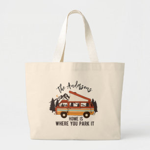 Bolso De Tela Gigante RV Camping Tent TrailHome es donde lo estacionas