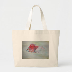 Bolso De Tela Gigante Ryukin Goldfish Pintura acrílica