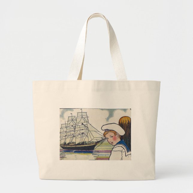 Bolso De Tela Gigante S es para barco (Frente)