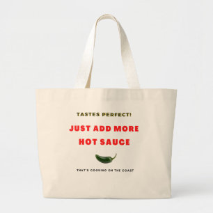 Bolso De Tela Gigante ¡Sabe Perfecto! ¡Sólo Añade Más Salsa Calient