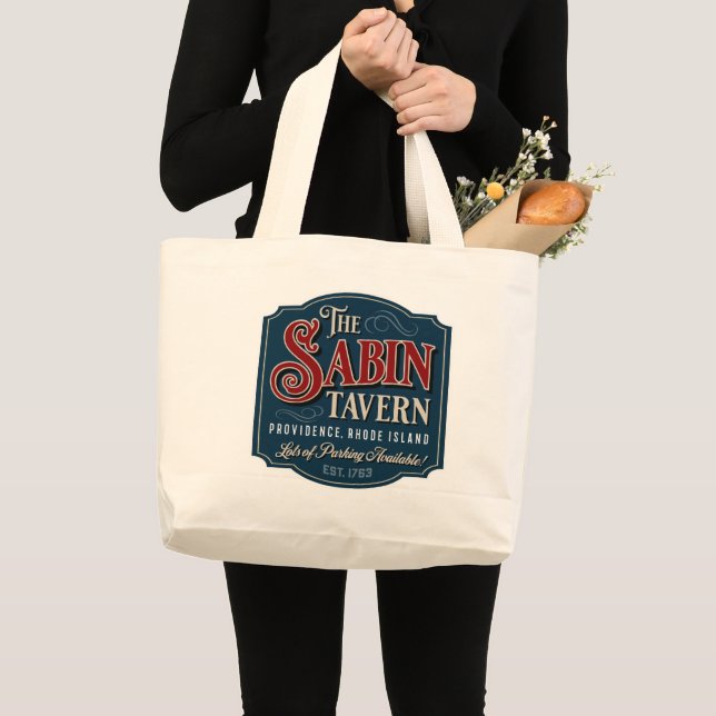 Bolso De Tela Gigante Sabin Tavern - ¡Tote Jumbo! (Anverso (producto))