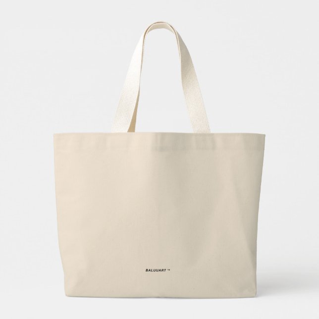 Bolso De Tela Gigante Sacola de Viagem Jumbo BALUUART (Reverso)