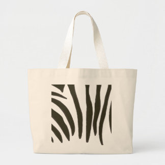 Bolso De Tela Gigante Sacos de lona de rayas de cebra de CherylsArt