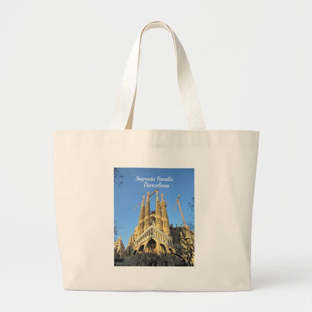 Bolso De Tela Gigante Sagrada Familia, Barcelona, España (Frente)
