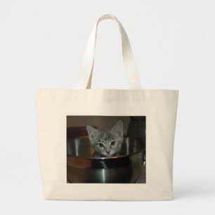 Bolso De Tela Gigante Sahvanna nuestro gatito
