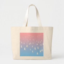 Bolso De Tela Gigante Sailing Boats on the Ocean
