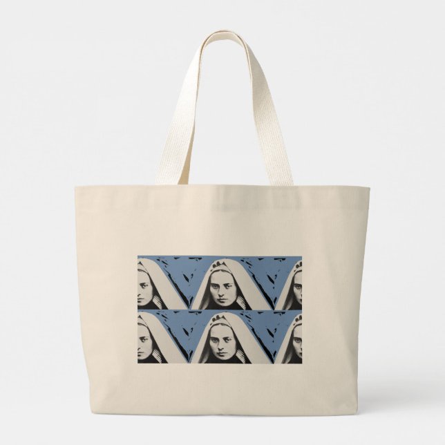BOLSO DE TELA GIGANTE SAINT BERNADETTE SOUBIROUS (Reverso)
