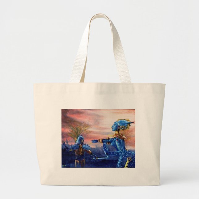 BOLSO DE TELA GIGANTE SAINT GEORGE Y DRAGON (Frente)