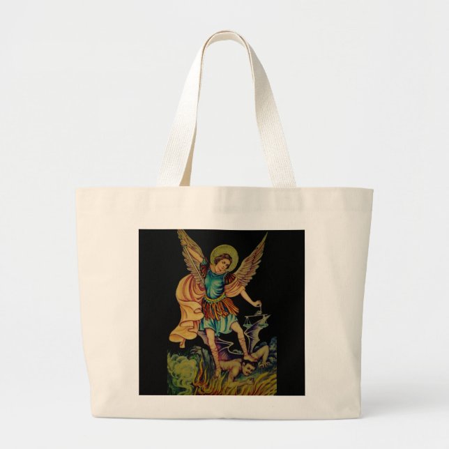 Bolso De Tela Gigante Saint Michael Blessing Tote Bag (Frente)