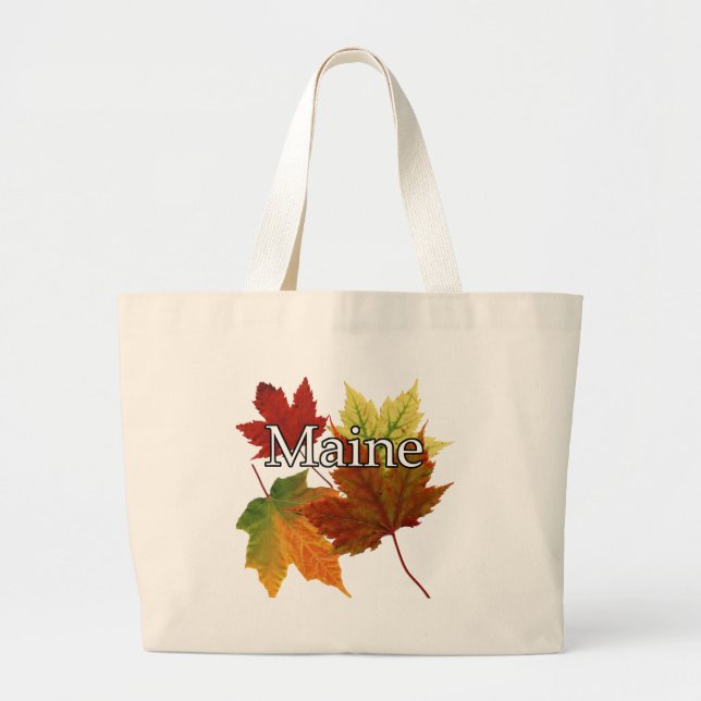 BOLSO DE TELA GIGANTE SALIDAS DE AUTUM EN MAINE (Frente)